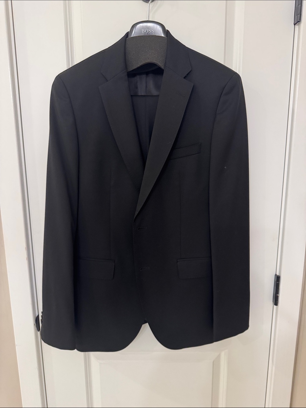 Boss Men's Black Single-Breasted Suit